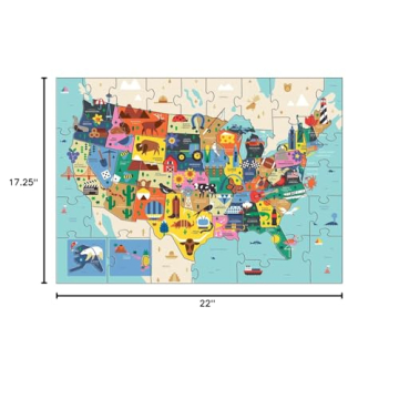 Mudpuppy USA Puzzle – Educational 70-Piece Fun for Kids