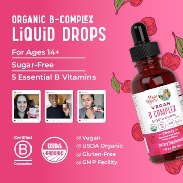 Organic B Complex Drops for Energy & Metabolism Support