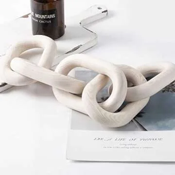 Stunning Handcrafted Wood Chain Link Decor for Stylish Homes