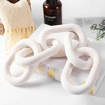 Stunning Handcrafted Wood Chain Link Decor for Stylish Homes