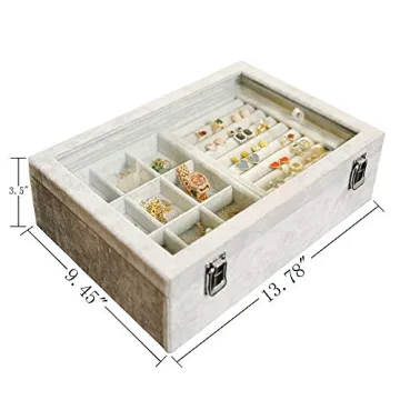 Wudygirl Velvet Jewelry Organizer for Elegant Storage