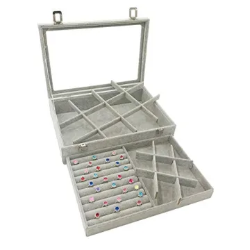 Wudygirl Velvet Jewelry Organizer for Elegant Storage