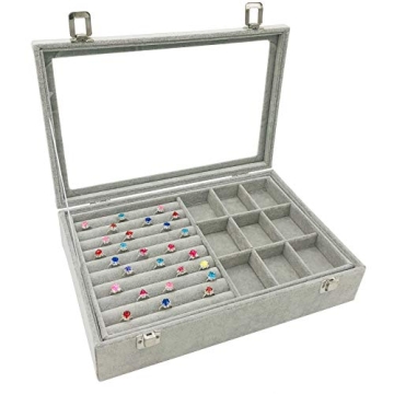 Wudygirl Velvet Jewelry Organizer for Elegant Storage