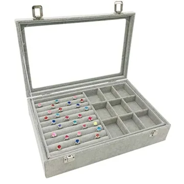 Wudygirl Velvet Jewelry Organizer for Elegant Storage