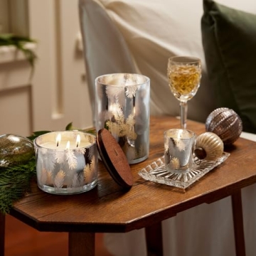 Thymes Frasier Fir 3-Wick Candle - Luxury Scented Fragrance