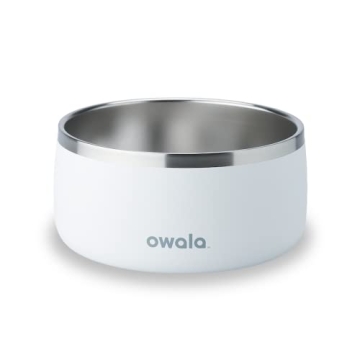 Owala Pet Bowl - Durable Stainless Steel, Food and Water Bowl for Dogs, Cats, and All Pets, Non-Slip...