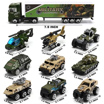 26 Pcs Military Truck and Soldier Set for Kids