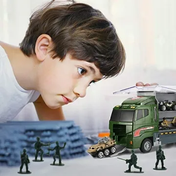 26 Pcs Military Truck and Soldier Set for Kids