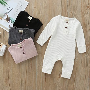 Niceclould Newborn Baby Knitted Romper Jumpsuit 0-18M