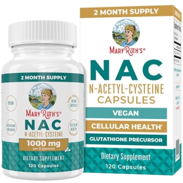 MaryRuth Organics NAC 1000mg Vegan Supplement - 2 Month Supply
