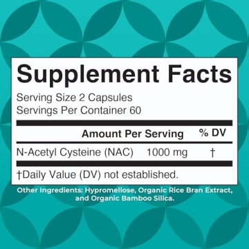 MaryRuth Organics NAC 1000mg Vegan Supplement - 2 Month Supply