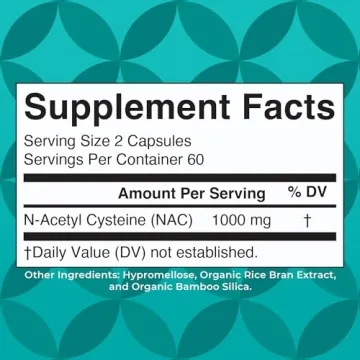 MaryRuth Organics NAC 1000mg Vegan Supplement - 2 Month Supply