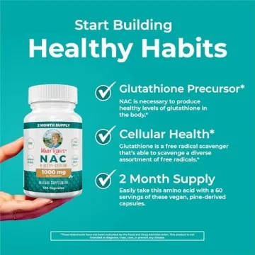 MaryRuth Organics NAC 1000mg Vegan Supplement - 2 Month Supply
