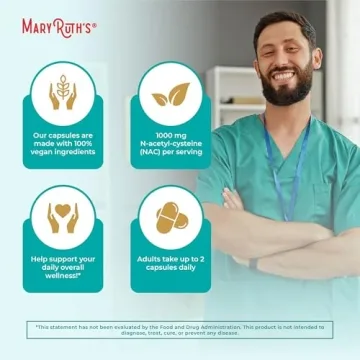 MaryRuth Organics NAC 1000mg Vegan Supplement - 2 Month Supply