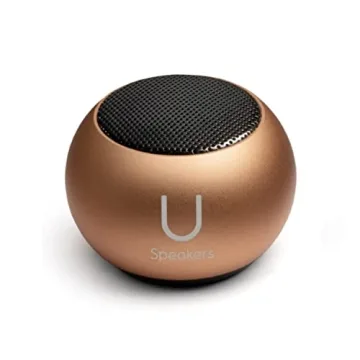 Fashionit U Mini Speaker - Stylish Portable Wireless Bluetooth 5.0 with Mic & Remote Shutter