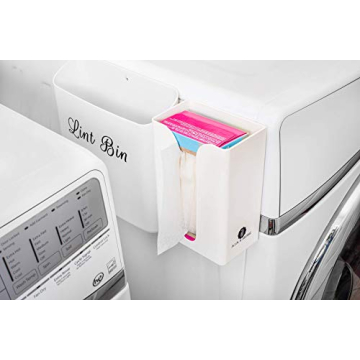 Stylish Magnetic Dryer Sheet Organizer for Laundry Room