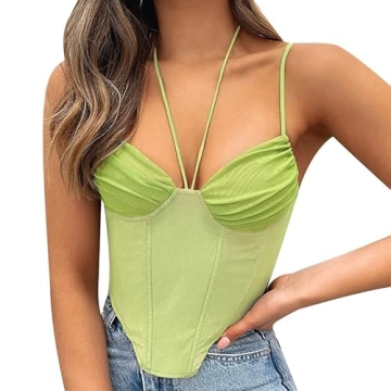 Sexy Bustier Crop Tank for Women | Sophisticated and Stylish