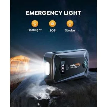 YaberAuto 3000A Car Jump Starter - Reliable 12V Solution