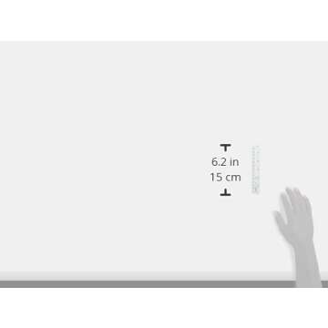 Westcott 6-Inch Flexible Metric Ruler, Clear