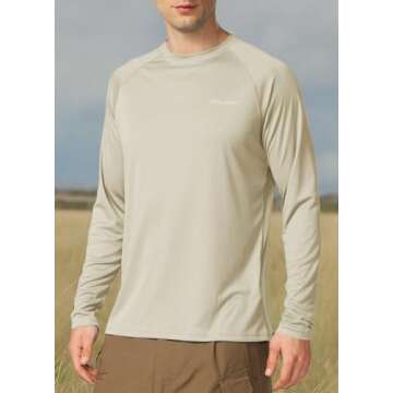 Baleaf Men's UV Protection Shirt UPF 50+ Quick Dry