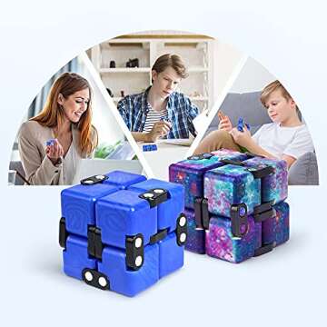 VATOS Infinite Cube Fidget Toy - Stress Relief & Calm Focus