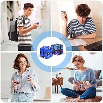 VATOS Infinite Cube Fidget Toy - Stress Relief & Calm Focus