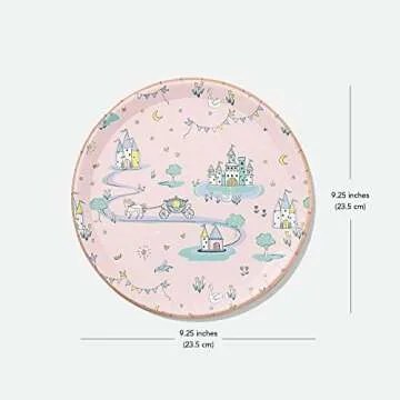Coterie Princess Paper Plates Set - Perfect for Every Party