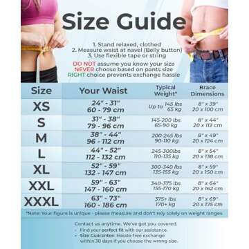 Sparthos Back Brace for Lower Back Pain Relief - Comfortable and Adjustable