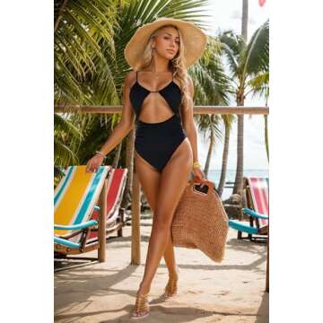 BMJL Tummy Control Swimsuit - Sexy One Piece Swimwear