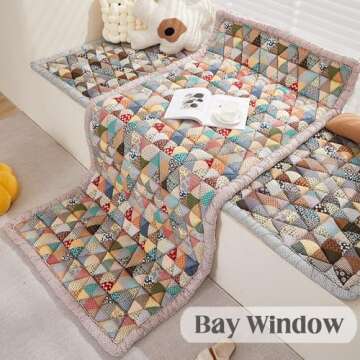 Awjcsv Cotton Sofa Cover, Non Slip Couch Cover for Dogs Washable, Couch Covers for 3 Cushion Couch Sofa Pet Friendly, Pet Couch Covers for Sofa (Red, 27.6" x 82.7")