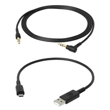 Audio-Technica ATH-WS990BT Solid Bass Bluetooth Wireless Over-Ear Headphones with Built-In Mic & Con...