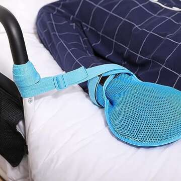 Fanwer Dementia Restraint Gloves - 2PCS, Control Mitts Safety Hand Glove, Restraint Mitts, Dementia ...