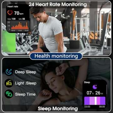 Smart Watch for Men Women with Call and Fitness Features