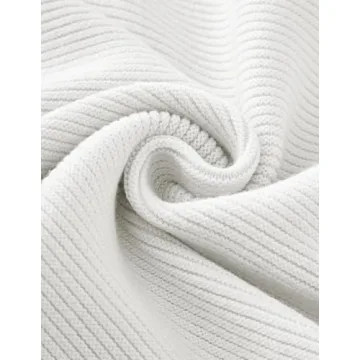 ZESICA Women's Crew Neck Lantern Sleeve Sweater