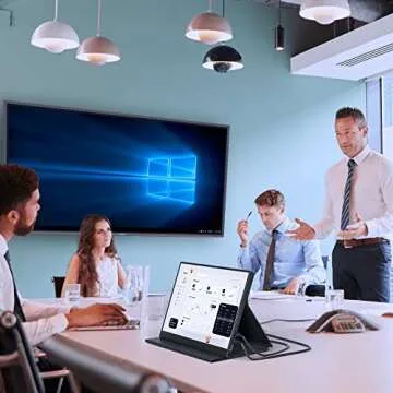 ZSCMALLS Portable Monitor 17.3 Inch 144Hz 1080P FHD Gaming Monitor USB-C HDMI Computer Display HDR IPS Laptop Screen Extender with Smart Cover/Speakers for Laptop PC Mac Phone PS3 4/5 Xbox