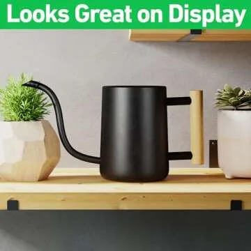 Stylish 35oz Indoor Watering Can with Long Spout