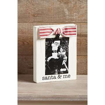 Mud Pie Christmas Santa & Me Frame for Cherished Memories