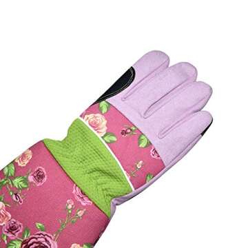 Megawodar Long Sleeve Gardening Gloves Pruning Thornproof Garden Gloves with Extra Long Forearm Protection for Gardener