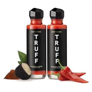 TRUFF Hot Sauce, Gourmet Hot Sauce with Ripe Chili Peppers, Black Truffle, Organic Agave Nectar, An ...