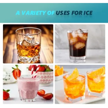 EUHOMY Ice Maker: 40Lbs Per Day, Auto Self-Cleaning