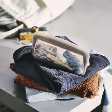 Stasher Reusable Makeup Bag - Eco-Friendly Travel & Storage