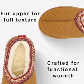 Warm BKLWEV Women's Platform Mini Boots for All Seasons