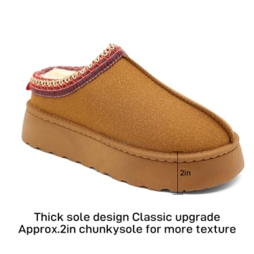 Warm BKLWEV Women's Platform Mini Boots for All Seasons