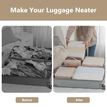 Easortm Packing Cubes Set - Organized Travel Solution