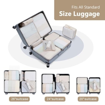 Easortm Packing Cubes Set - Organized Travel Solution