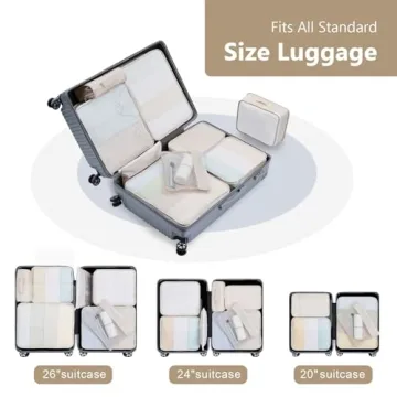 Easortm Packing Cubes Set - Organized Travel Solution