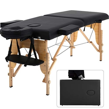 Dkeli Portable Massage Table - Adjustable, Durable & Comfortable Spa Bed