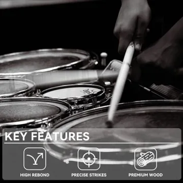 Maple Wood Drumsticks for Musicians of All Levels