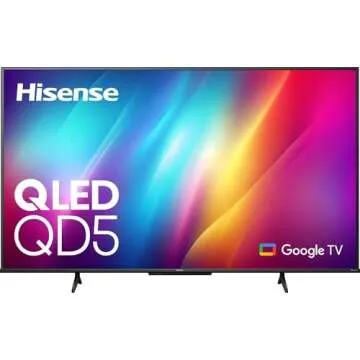 Hisense 50" Class QD5 Series QLED 4K UHD Smart Google TV 50QD5N (Renewed)