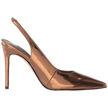 Nine West Feather3 Pump - Stunning Bronze Heels for Women